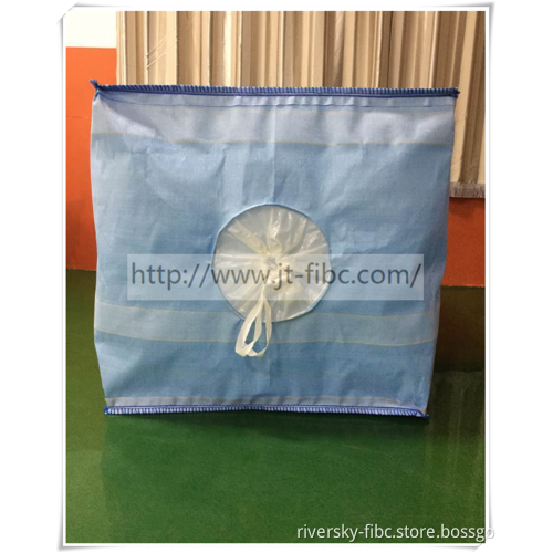 One ton square bulk storage bag
